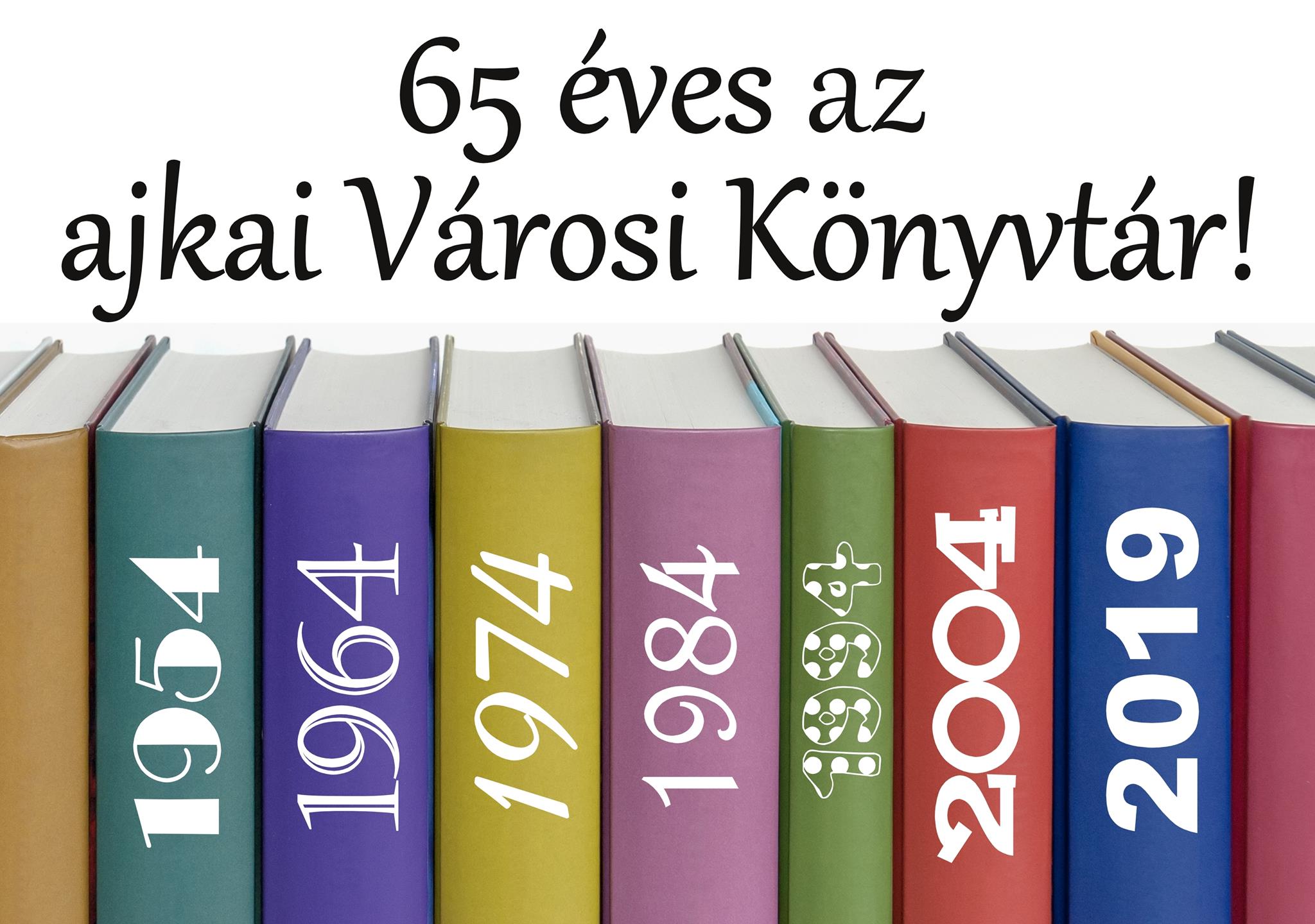 65 éves az ajkai Városi Könyvtár