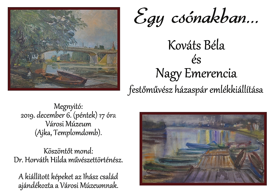 Kováts-Nagy meghívó plakátja